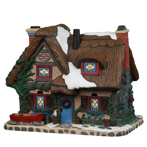 Lemax Plymouth Corners Lighted Buildings Lemax English Seaside Cottage