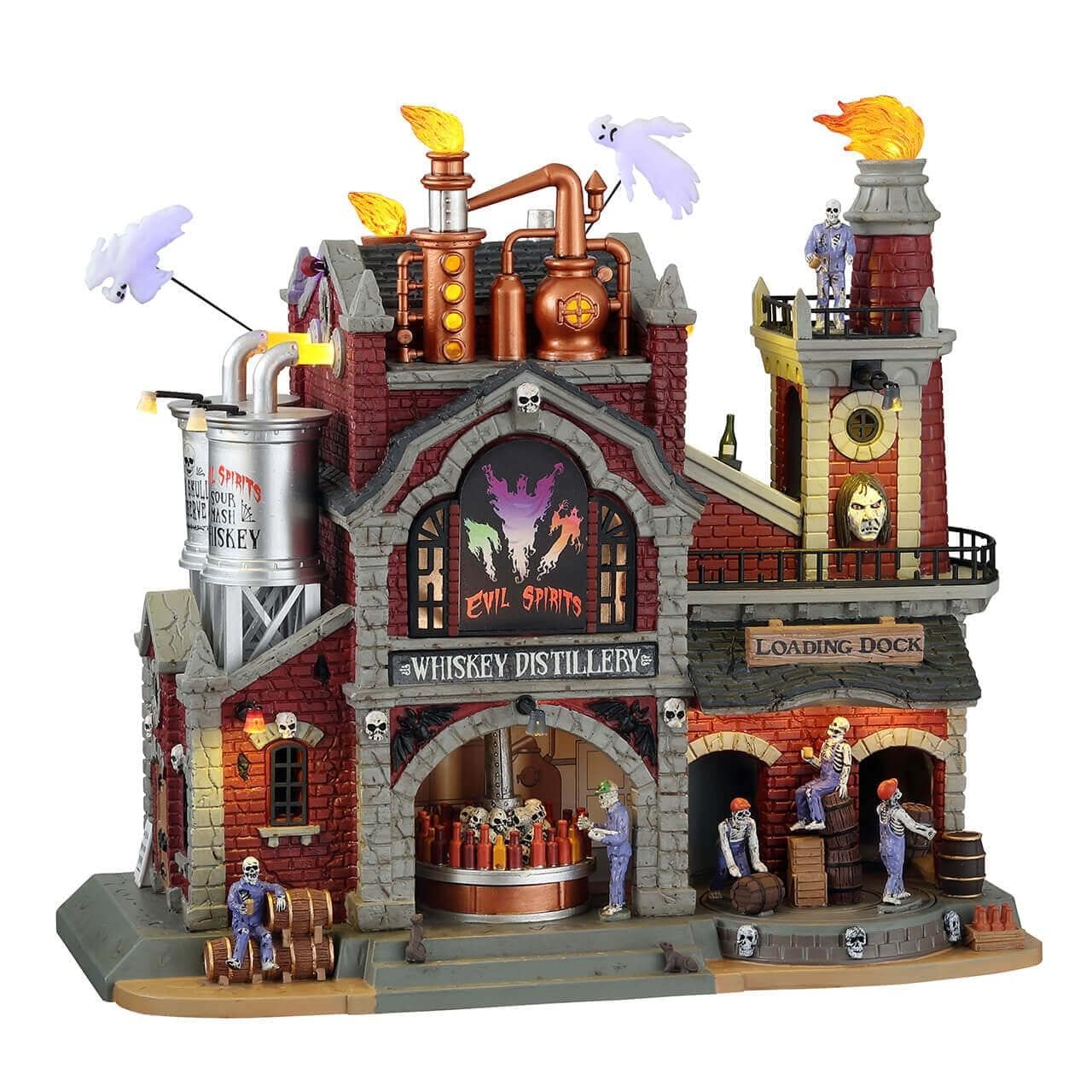 Lemax Sights and Sounds Lemax Evil Spirits Whiskey Distillery, With 4.5V Adaptor *Pre-Order*