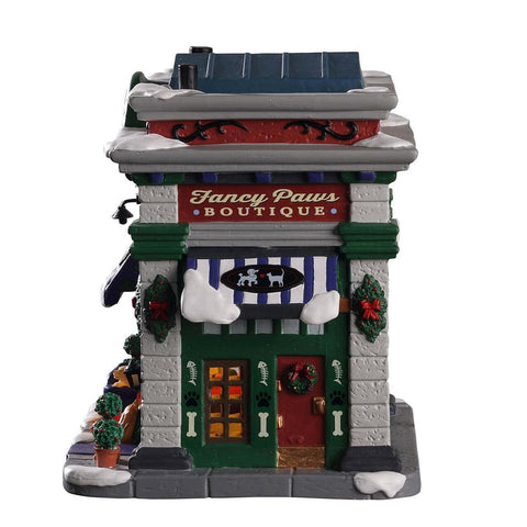 Lemax Lighted Buildings Lemax Fancy Paws Boutique, B/O LED