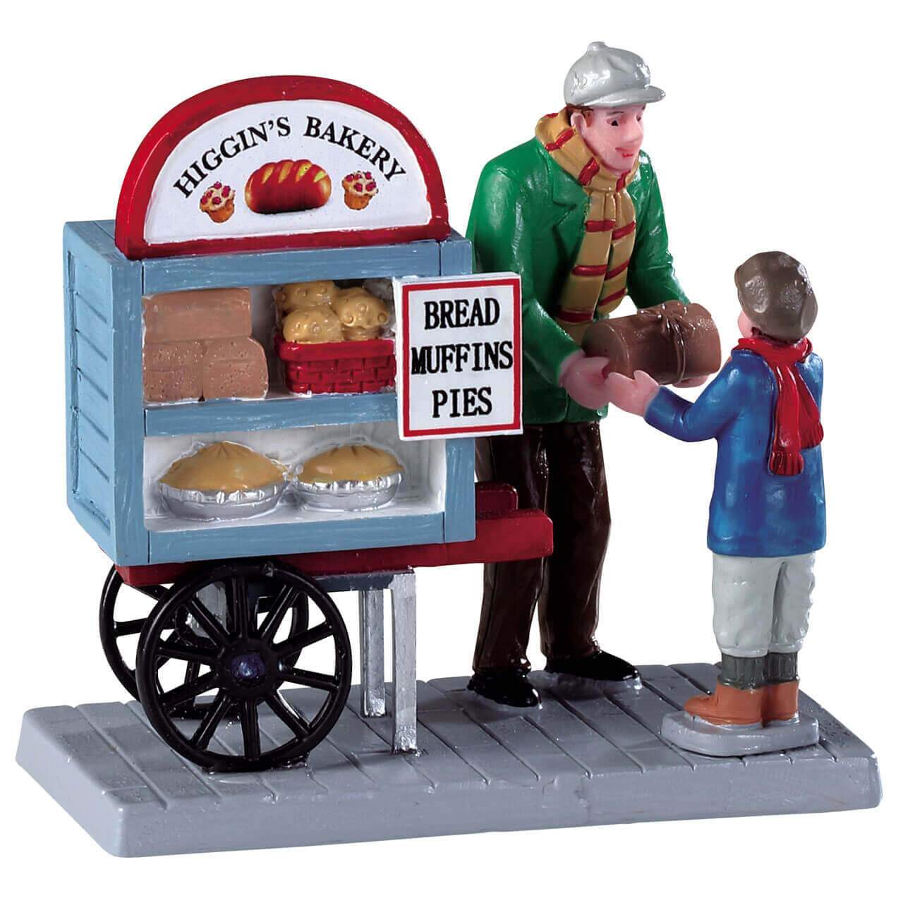 Lemax Figurines Lemax Figurine Delivery Bread Cart