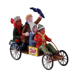 Lemax Figurines Lemax Figurine, Go-Cart Racers