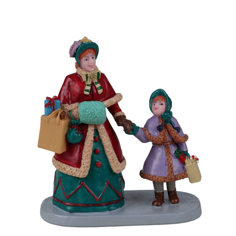 Lemax Figurines Lemax Figurine, Holiday Shopping With Mum