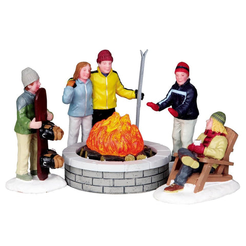 Lemax Accessory Lemax Fire Pit, Set of 5, B/O (4.5V) *Pre-Order*