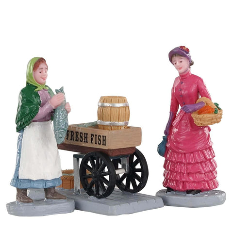 Lemax Figurines Lemax Fresh Fish For Sale