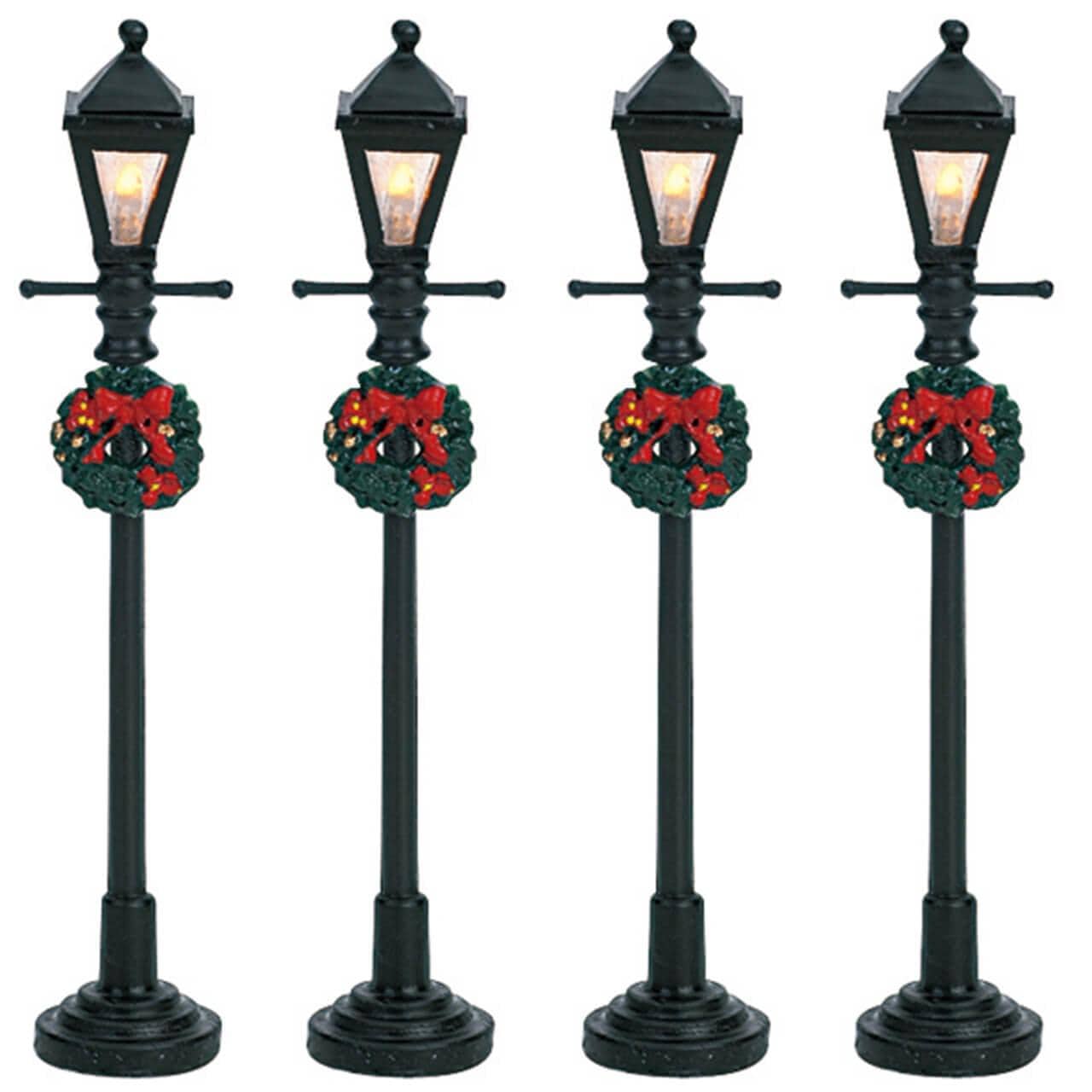Lemax Accessory Lemax Gas Lantern Street Lamp, Set of 4, B/O (4.5V) *Pre-Order*