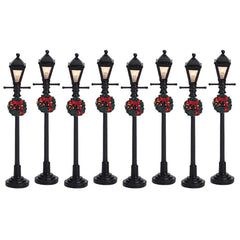 Lemax Accessory Lemax Gas Lantern Street Lamp, Set of 8, B/O (4.5V) *Pre-Order*