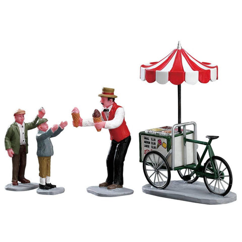 Lemax Figurines Lemax Gelato Cart, Set of 4