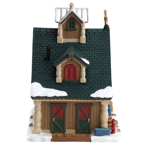 Lemax Lighted Buildings Lemax Happy Antlers Reindeer Shelter And Veterinarian, B/O
