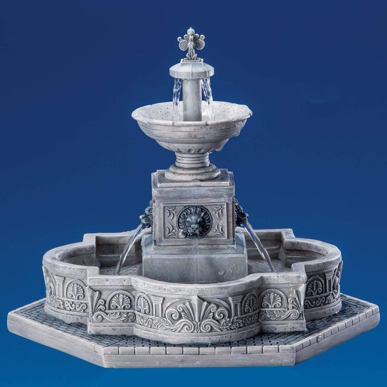 Lemax Table Accent Lemax Modular Plaza-Fountain, With 4.5V Adaptor