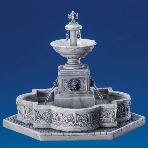 Lemax Table Accent Lemax Modular Plaza-Fountain, With 4.5V Adaptor