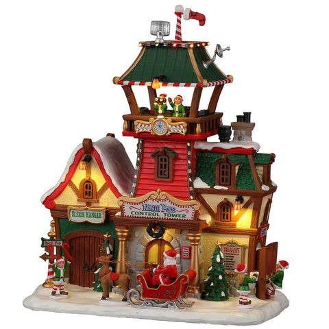 Lemax Santa's Wonderland Lighted Buildings Lemax North Pole Control Tower