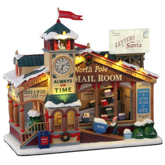 Lemax Sights and Sounds Lemax North Pole Mail Room, With 4.5V Adaptor *Pre-Order*