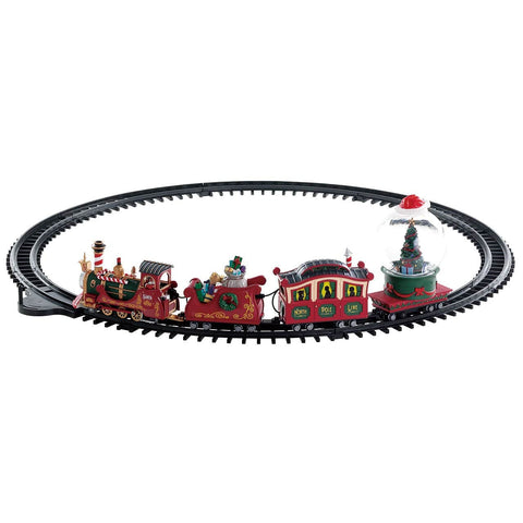 Lemax Sights and Sounds Lemax North Pole Railway, Christmas Village Accessory, B/O(4.5V)