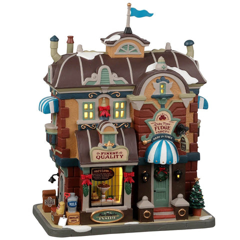 Lemax Caddington Village Lighted Buildings Lemax Olde Time Fudge Shop