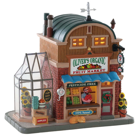 Trowell Garden Centre Lemax Oliver’s Organic Fruit market — wasn’t created last year for some reason so never sold any—— (create when I’m back off holiday, JH)