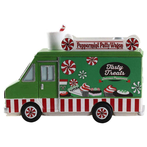 Lemax Table Accent Lemax Peppermint Food Truck, Set of 3