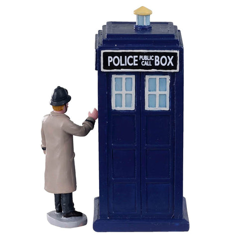 Lemax Table Pieces Lemax Police Call Box, Set of 2