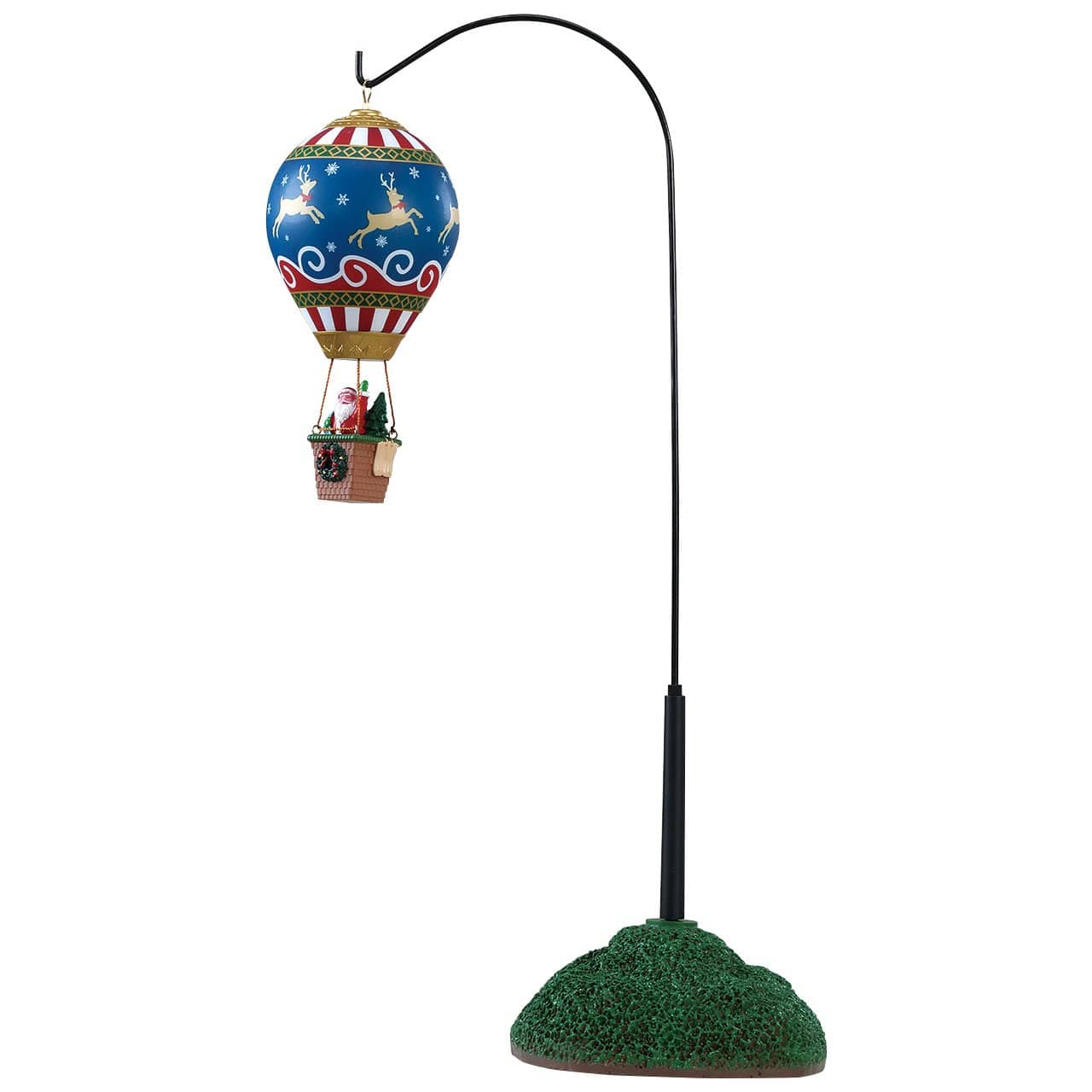 Lemax Table Pieces Lemax Reindeer Hot Air Balloon, Christmas Village Table Piece, B/O(4.5V)