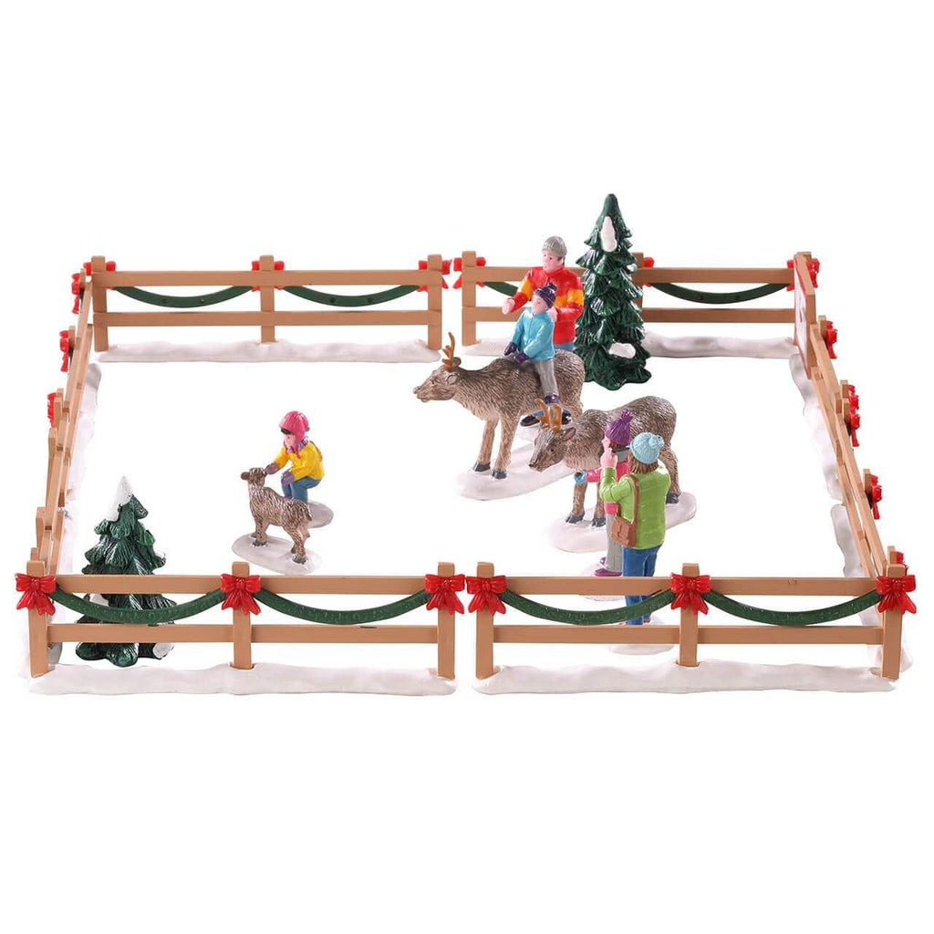 Lemax Table Pieces Lemax Reindeer Petting Zoo - Set of 17