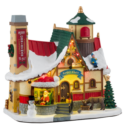 Lemax Santa's Wonderland Lighted Buildings Lemax Santa's Chalet