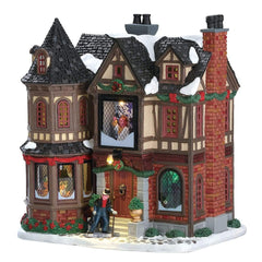 Lemax Lighted Buildings Lemax Scrooge`s Manor, With 4.5V Adaptor