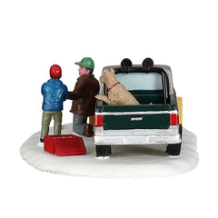 Lemax Table Pieces Lemax Snow Plow Set-Up