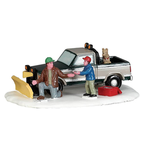 Lemax Table Pieces Lemax Snow Plow Set-Up