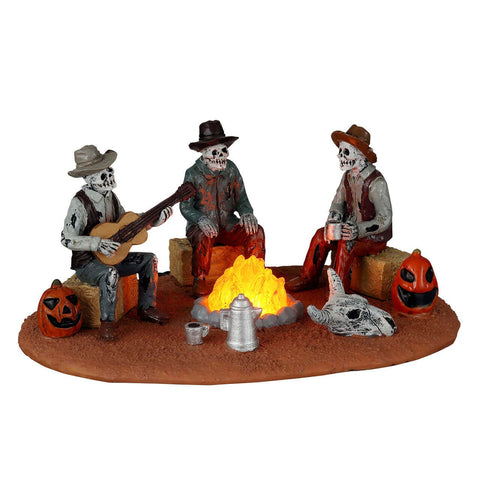Lemax Spooky Town Table Accents Lemax Table Accents, Warming Their Bones