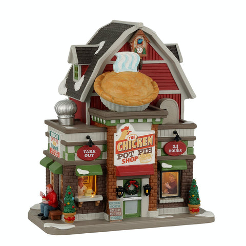 Lemax Harvest Crossing Lighted Buildings Lemax The Chicken Pot Pie Shop