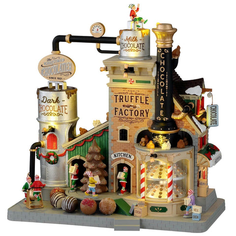 Lemax Santa's Wonderland Lighted Buildings Lemax The Christmas Chocolatier Truffle Factory