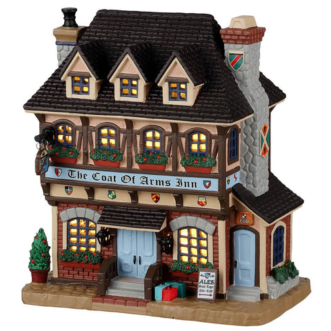 Lemax Caddington Village Lighted Buildings Lemax The Coat Of Arms Inn