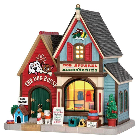 Lemax Lighted Buildings Lemax The Dog House, B/O LED