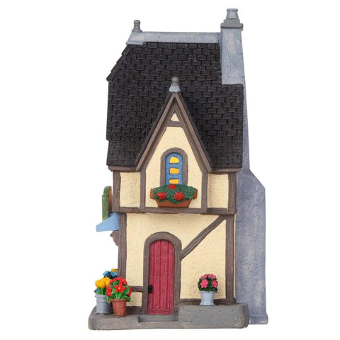 Lemax Lighted Buildings Lemax The Flower Basket, B/O LED