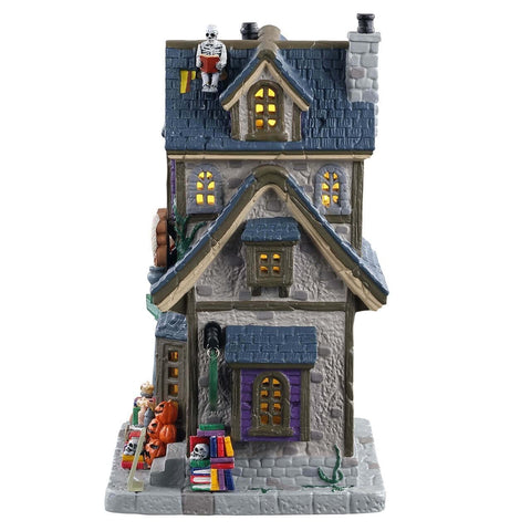 Lemax Lighted Buildings Lemax The Ghost Writer`s Antique Bookstore, B/O LED *Pre-Order*