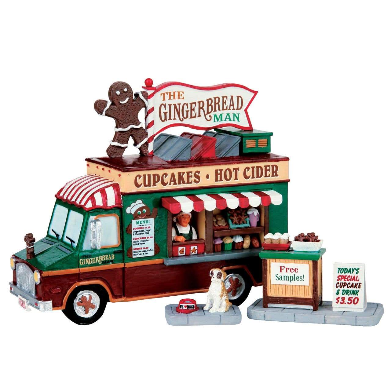 Lemax Table Pieces Lemax The Gingerbread Man, Set of 3