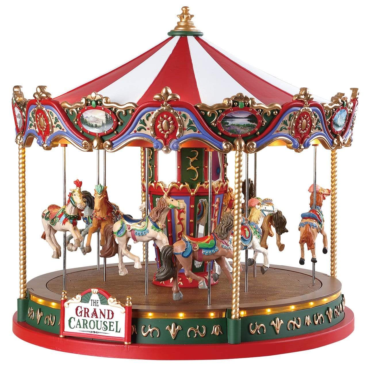 Lemax Sights and Sounds Lemax The Grand Carousel, With 4.5V Adaptor