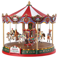 Lemax Sights and Sounds Lemax The Grand Carousel, With 4.5V Adaptor