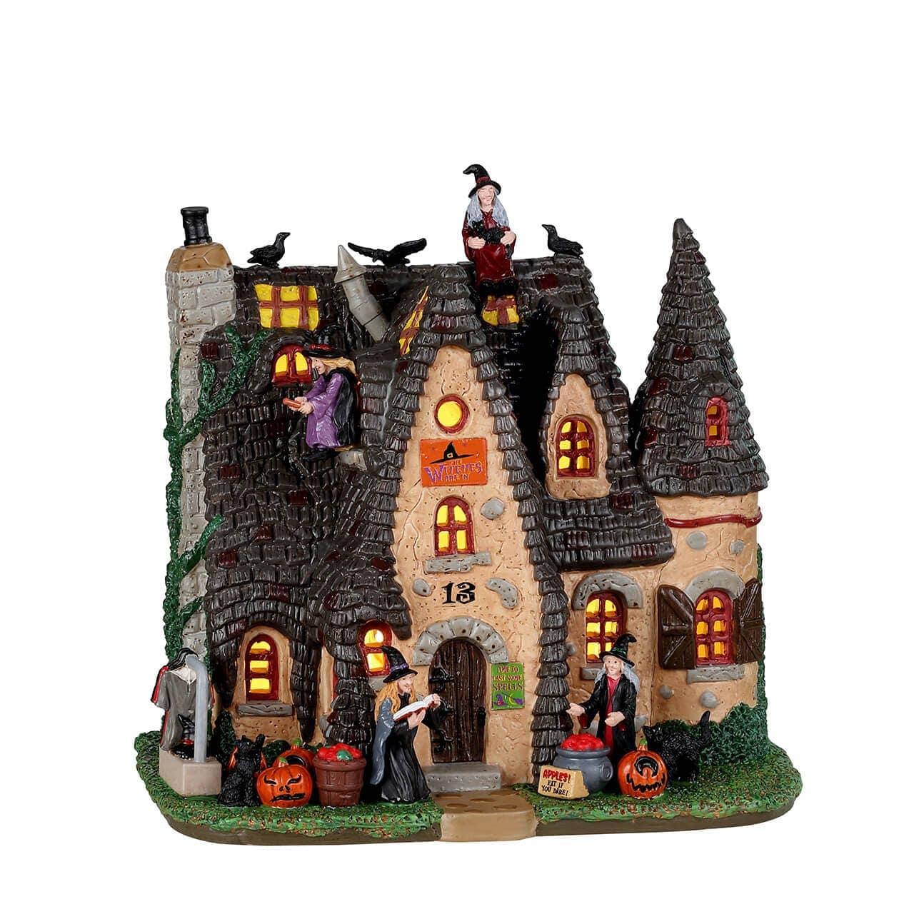 Lemax Spooky Town Lighted Buildings Lemax The Witch's Cottage