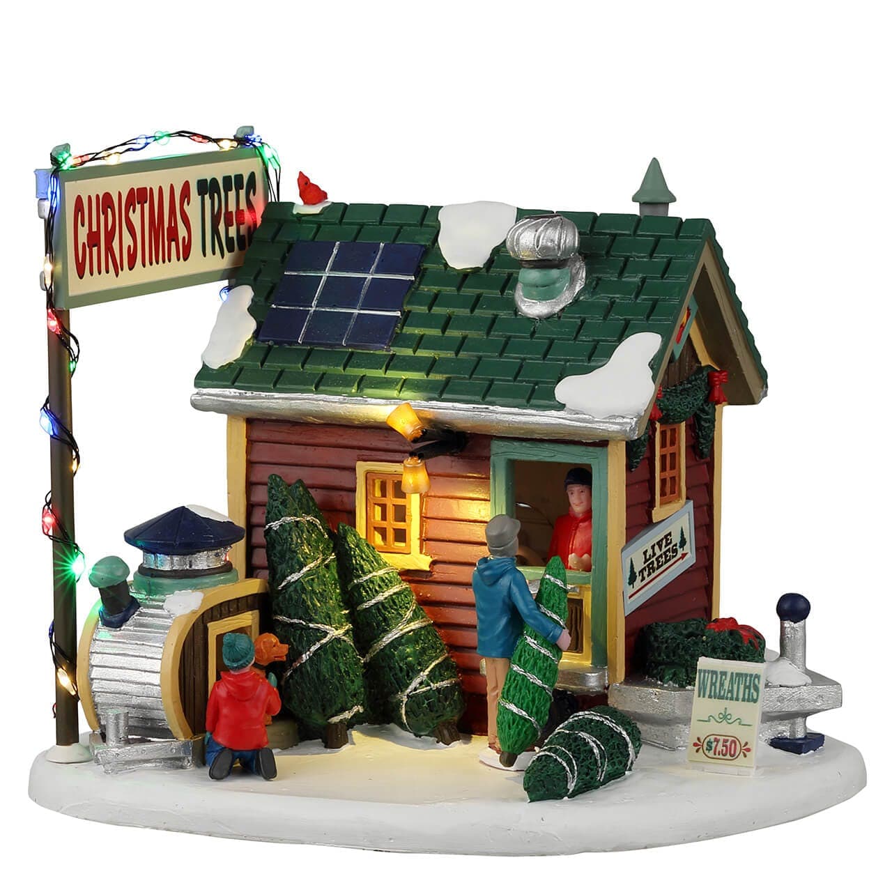 Lemax Vail Village Lighted Buildings Lemax Tiny House Tree Lot