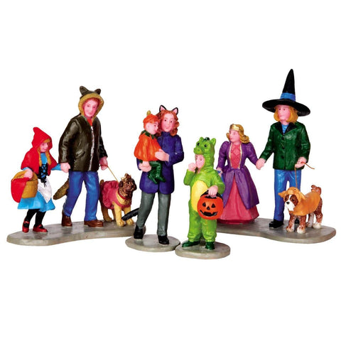 Lemax Figurines Lemax Trick Or Treating Fun, Set of 4 *Pre-Order*