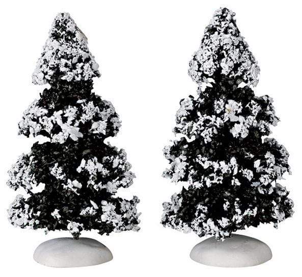 Lemax Accessory Lemax Village Accessory, Evergreen Trees, Set of 2, Small