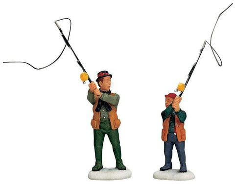 Lemax Figurines Lemax Village Figurine Fly Fishing with Dad 2 Pieces