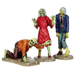 Lemax Figurines Lemax Walking Zombies, Set of 3 *Pre-Order*