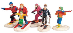 Lemax Figurine Lemax Winter Fun Figurines, Christmas Village Figurine, Set of 5