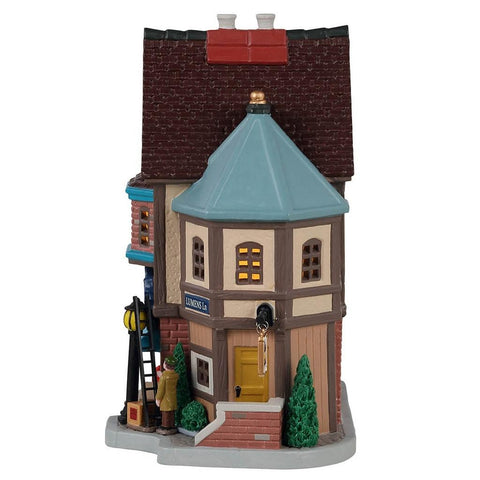 Lemax Lighted Buildings Lemax Wright & Sons Lamplighters, B/O LED