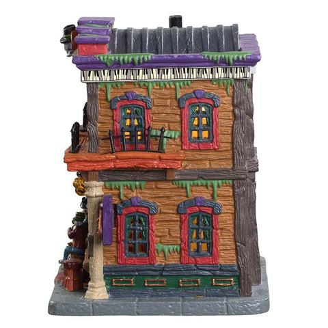 Lemax Porcelain Lighted House Lemax Zombie Jazz Cafe, B/O LED *Pre-Order*