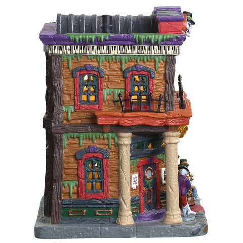 Lemax Porcelain Lighted House Lemax Zombie Jazz Cafe, B/O LED *Pre-Order*