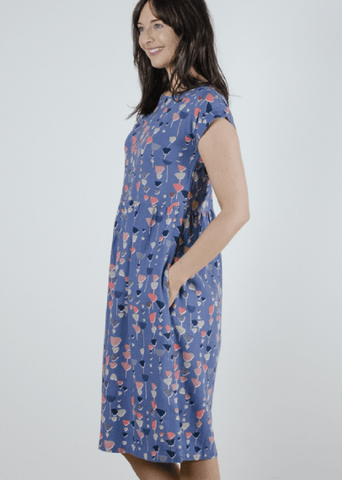 Lily and Me Dress Lily and Me Buttercup Dress Burdock Blooms Cornflower