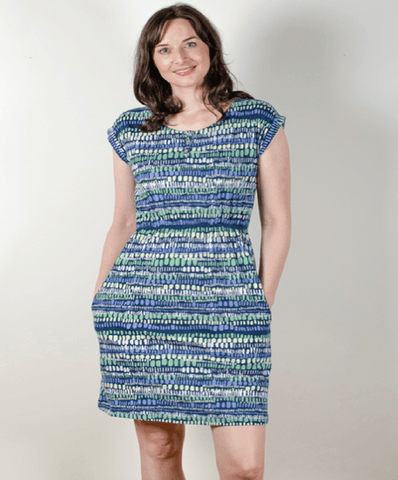 Lily and Me Dress Lily and Me Funfair Dress Stone Waves Navy
