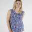 Lily and Me Top Lily and Me Wildflower Vest Cornflour